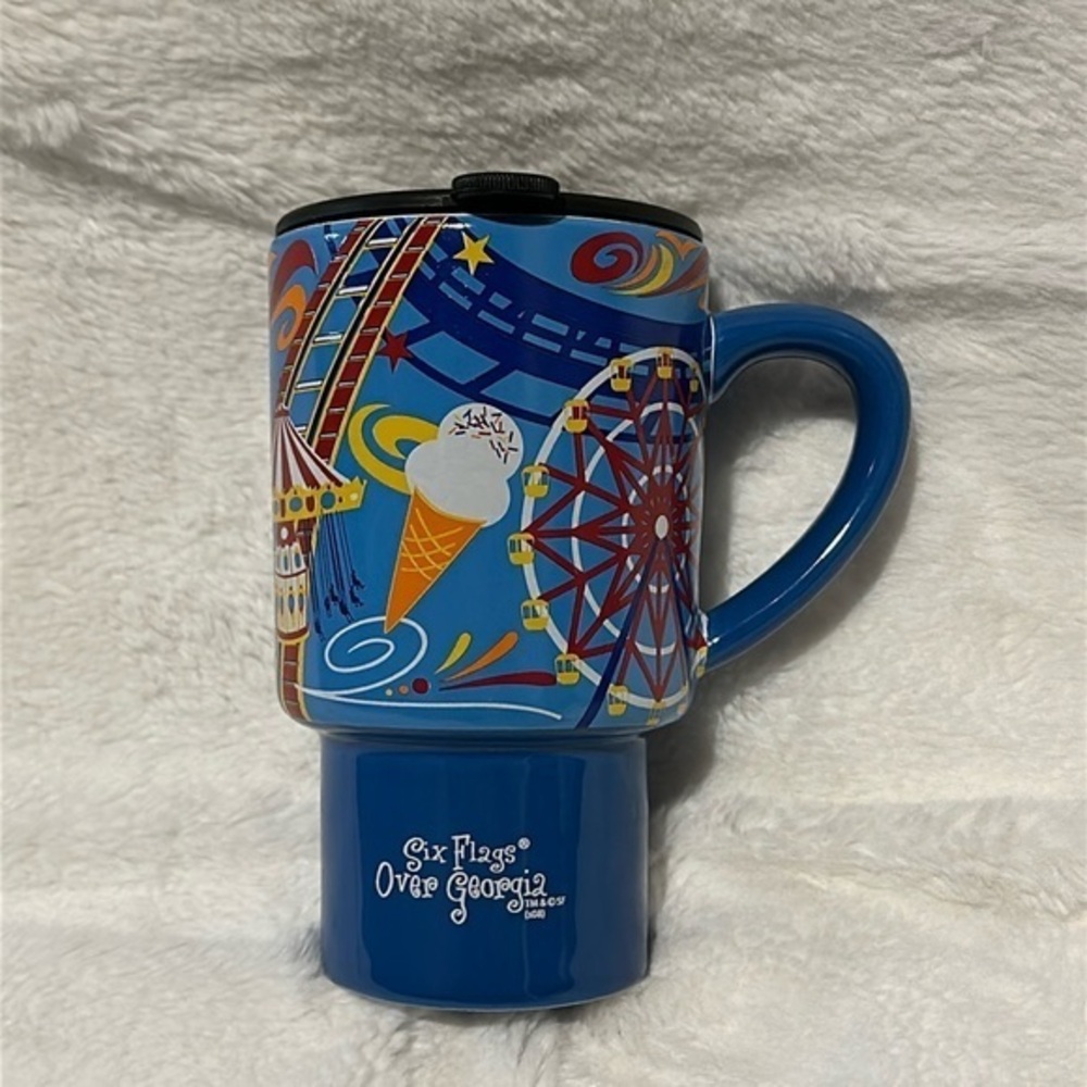 Six Flags Over Georgia Travel Mug